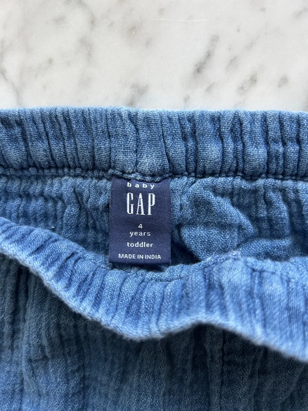 GAP Blue Ruffle Tank & Shorts Set - Picture 2 of 3